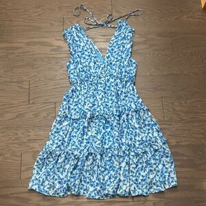 Ann Taylor Blue Floral Dress